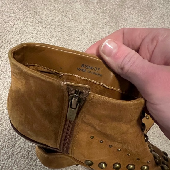 1 State Studded Suede Booties - Picture 4 of 6